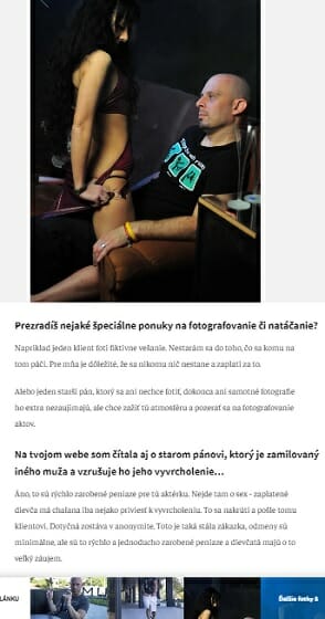 Andy Morávek, "guru erotického priemyslu na Slovensku" - referencie a recenzie